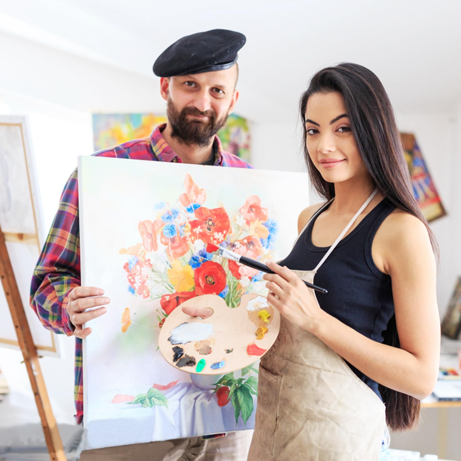 Amazon | カラフル 水彩絵の具セット - 12チューブ水彩セット (12ml